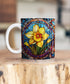 Daffodil Suncatcher Artwork Ceramic Mug